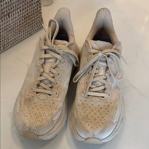 Hoka Women's Athletic Shoes in Beige